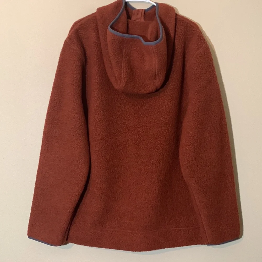 Madewell Polartec Fleece Hoodie Jacket Size XL - Picture 6 of 11
